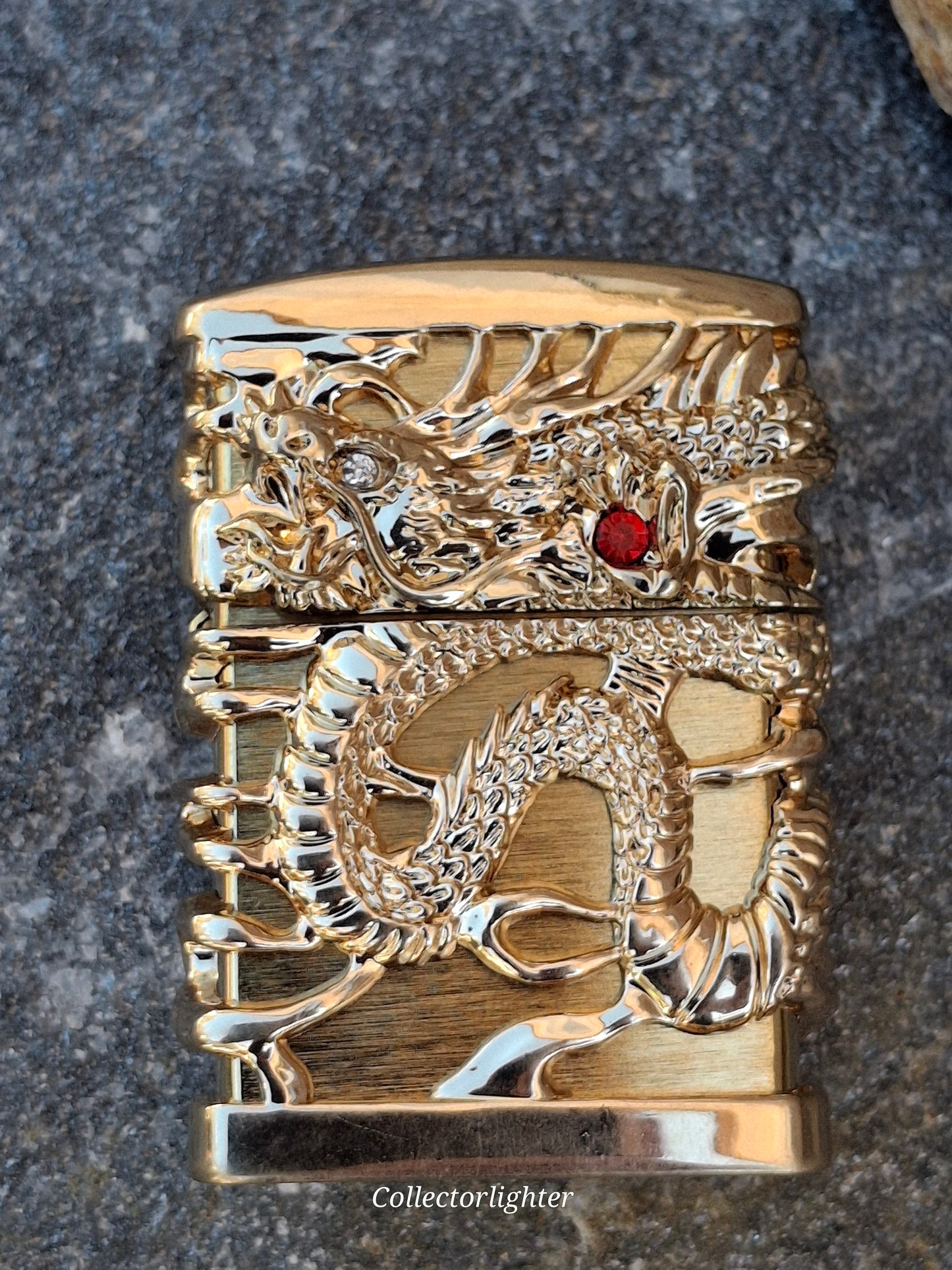 Zippo - Japanese Golden Dragon Red Ruby - Asia Modell
