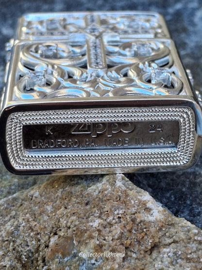 Zippo - Love Cross Flower - Asia Modell