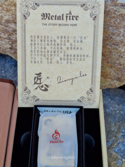 Zippo - Bull Skull Head Brass  - Asia Modell - Metalfire