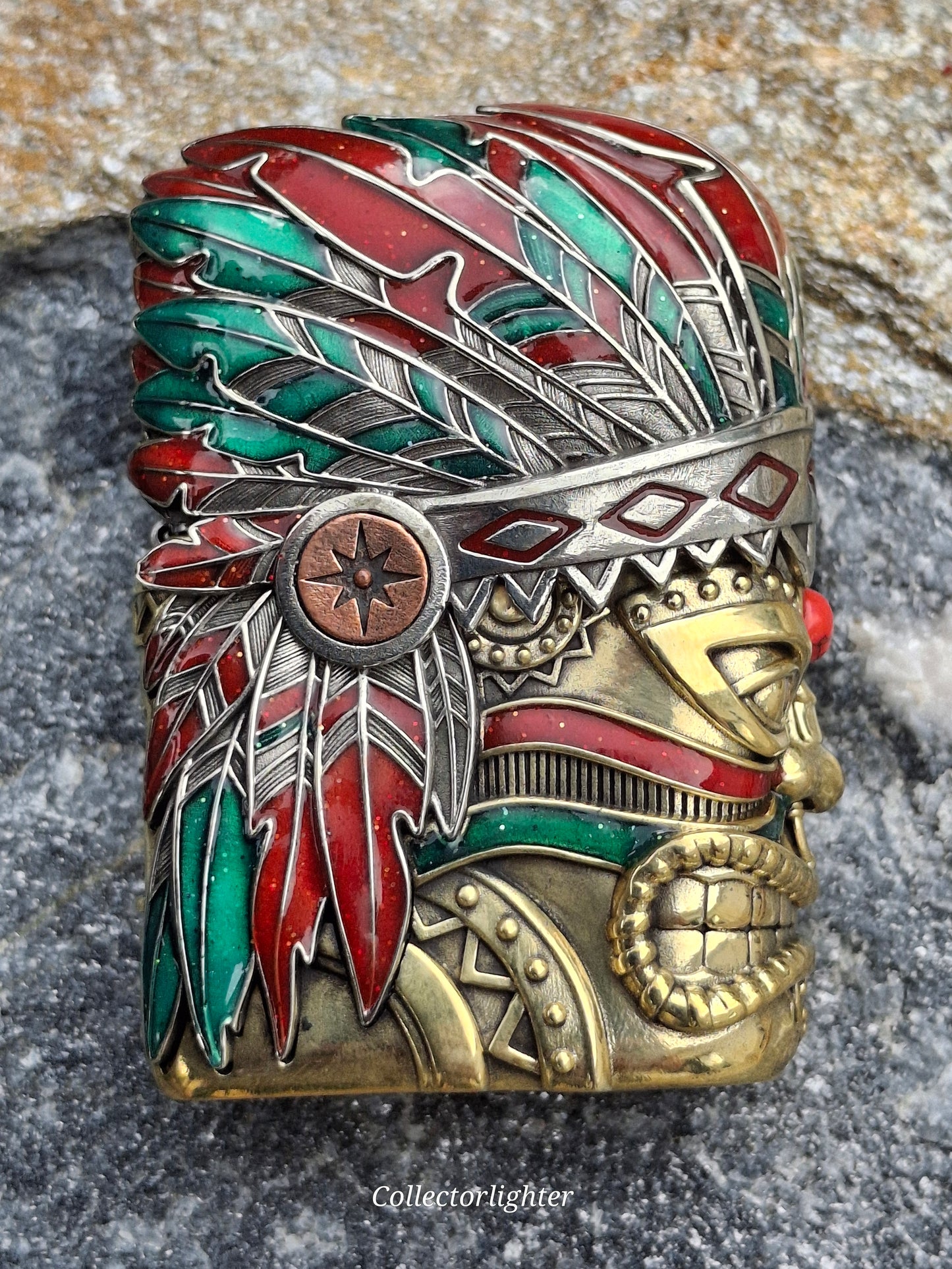 Zippo - Chieftain Head - Asia Modell