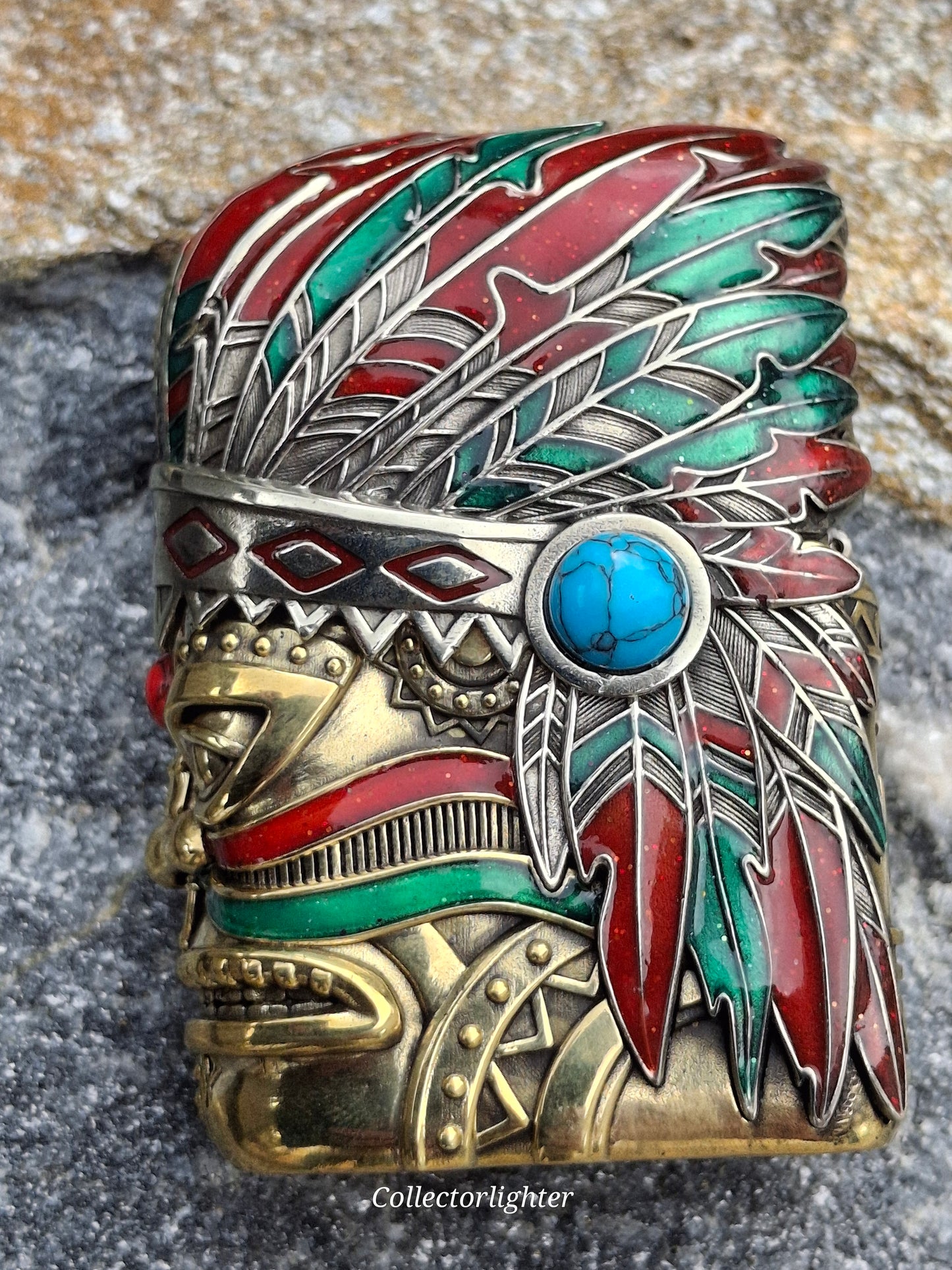 Zippo - Chieftain Head - Asia Modell
