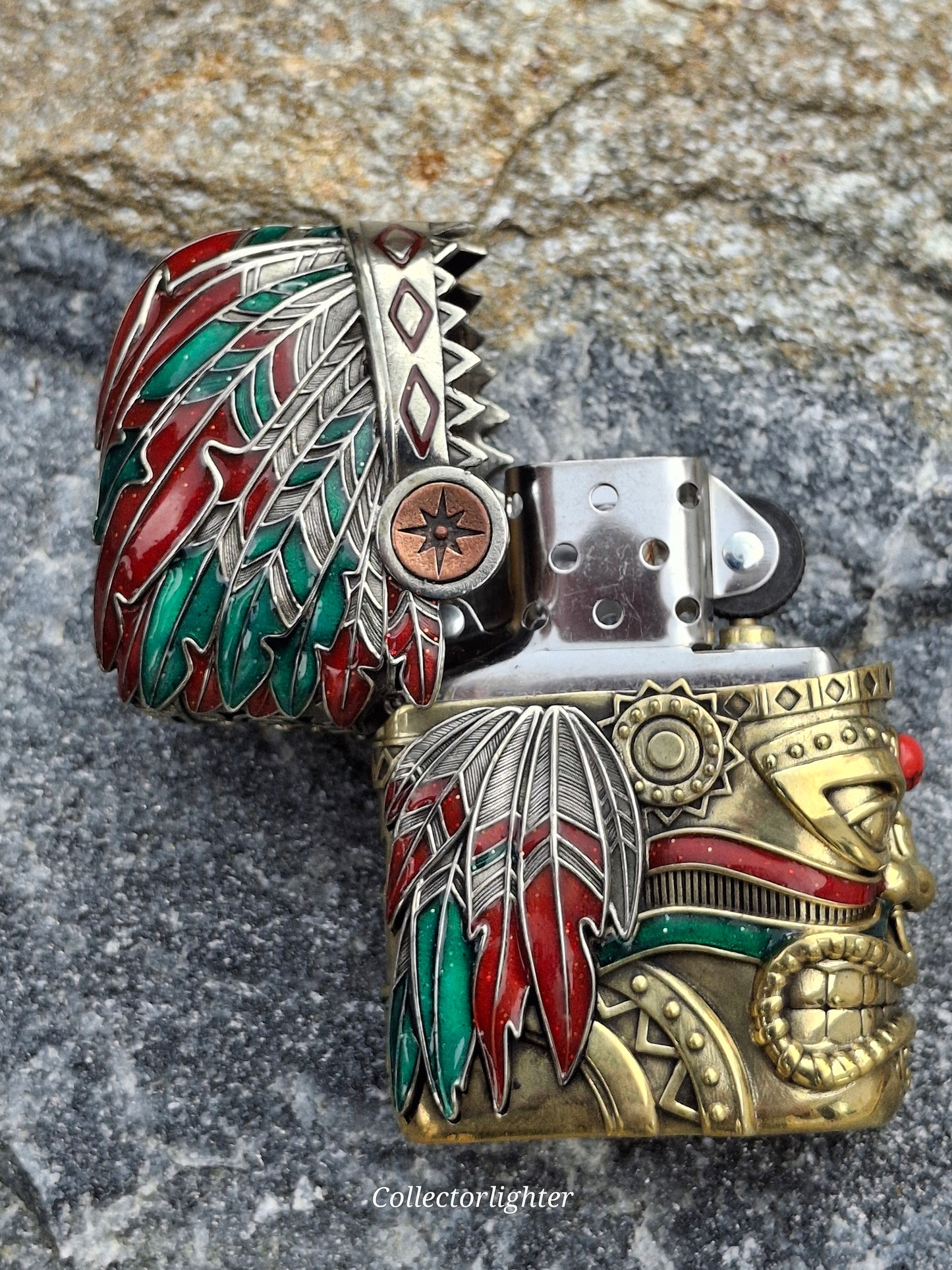 Zippo - Chieftain Head - Asia Modell
