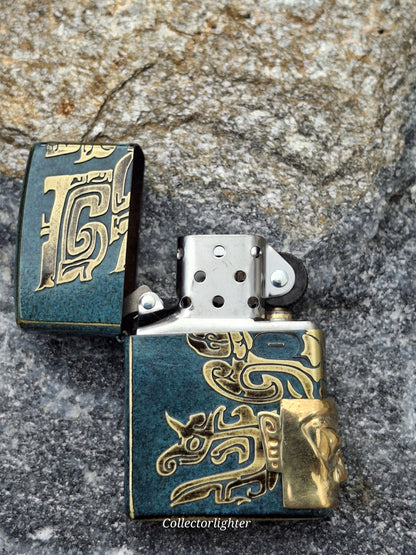 Zippo - Bronze San Xing Dui - Asia Modell