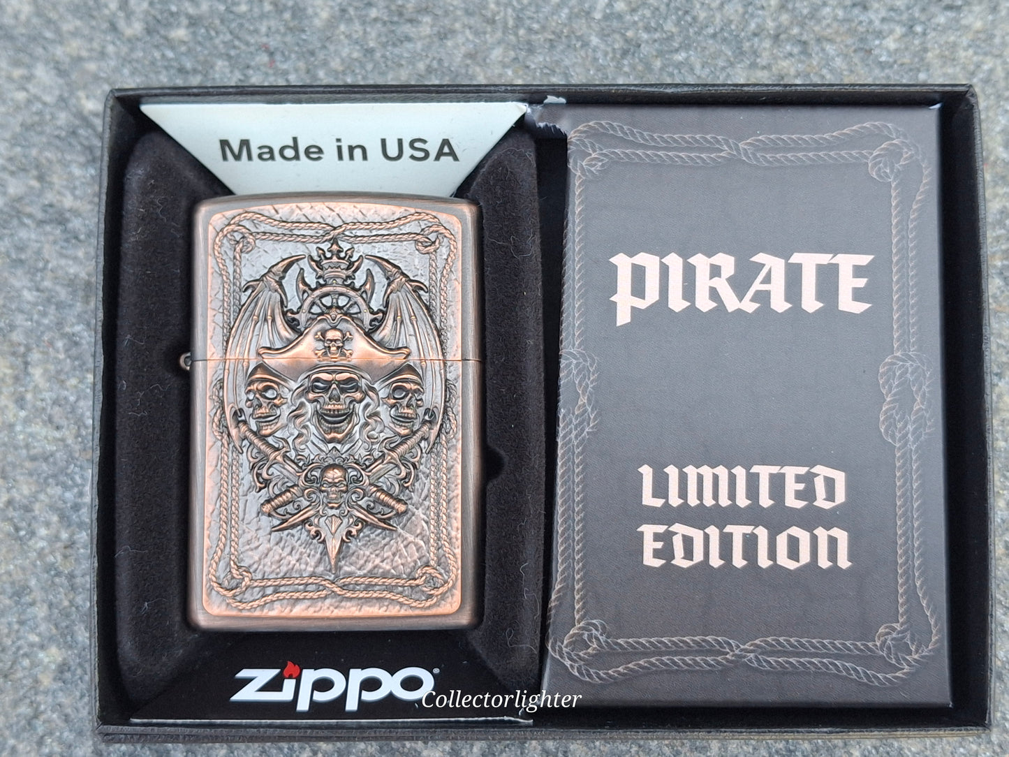 Zippo - Pirate Limited Edition - Rustic Bronze 2008208