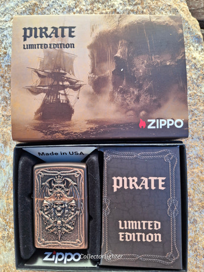 Zippo - Pirate Limited Edition - Rustic Bronze 2008208