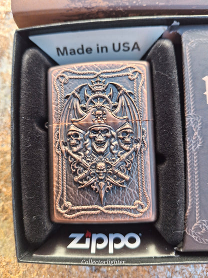 Zippo - Pirate Limited Edition - Rustic Bronze 2008208