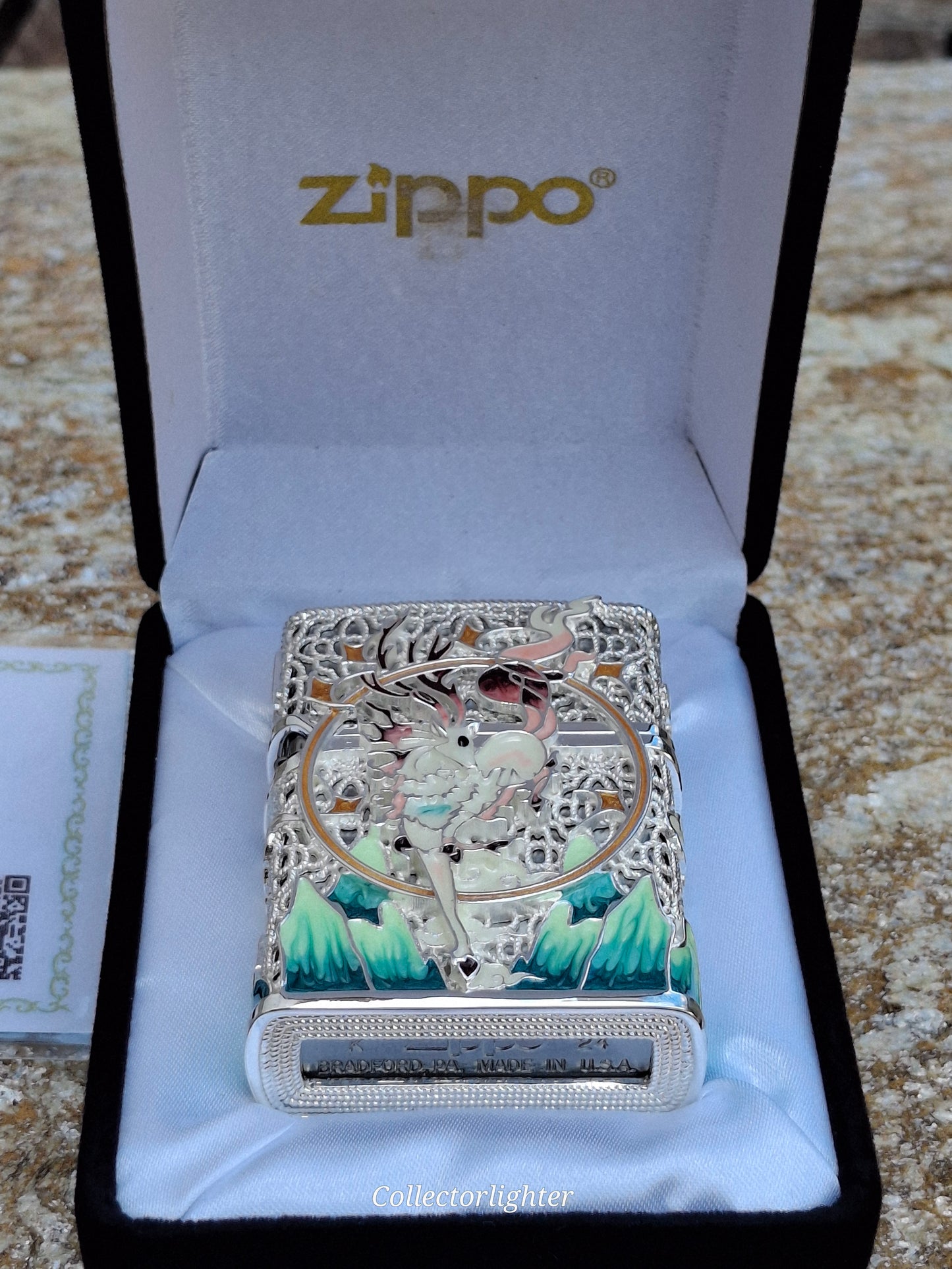 Zippo - White Angel Horse - Asia Modell