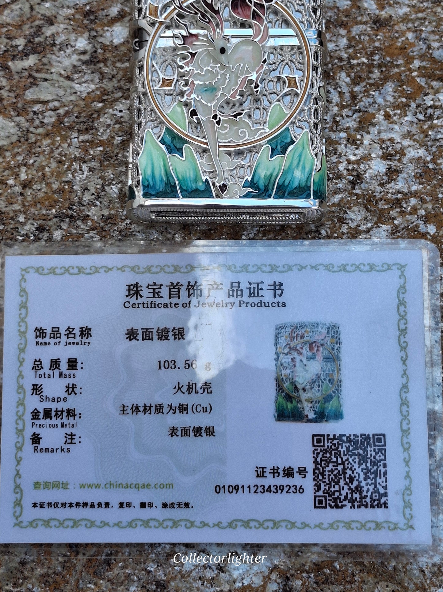 Zippo - White Angel Horse - Asia Modell