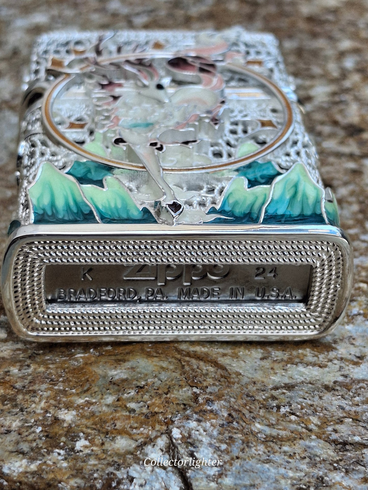 Zippo - White Angel Horse - Asia Modell