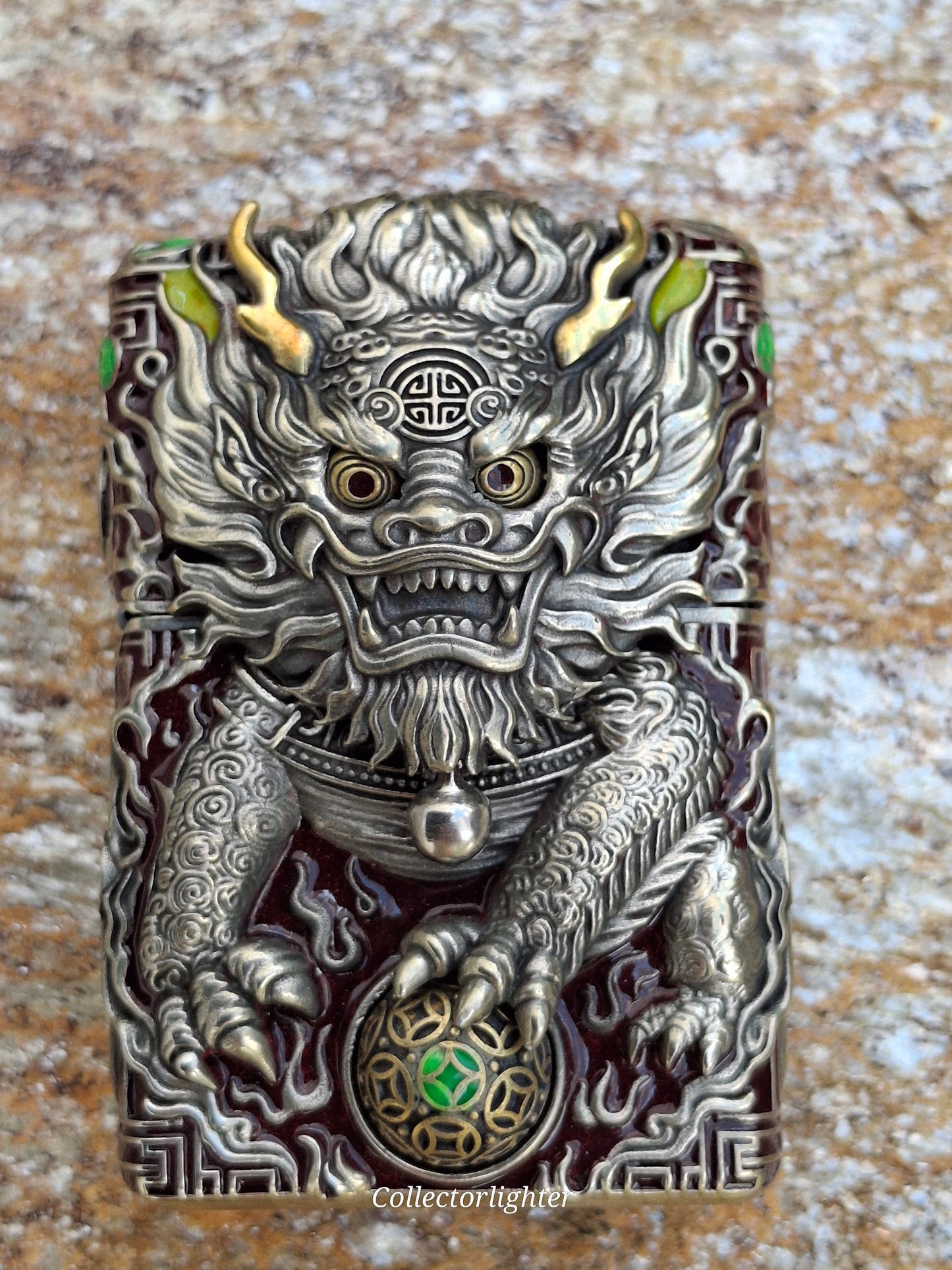 Zippo - Dragon with turning Ball - Asia Modell