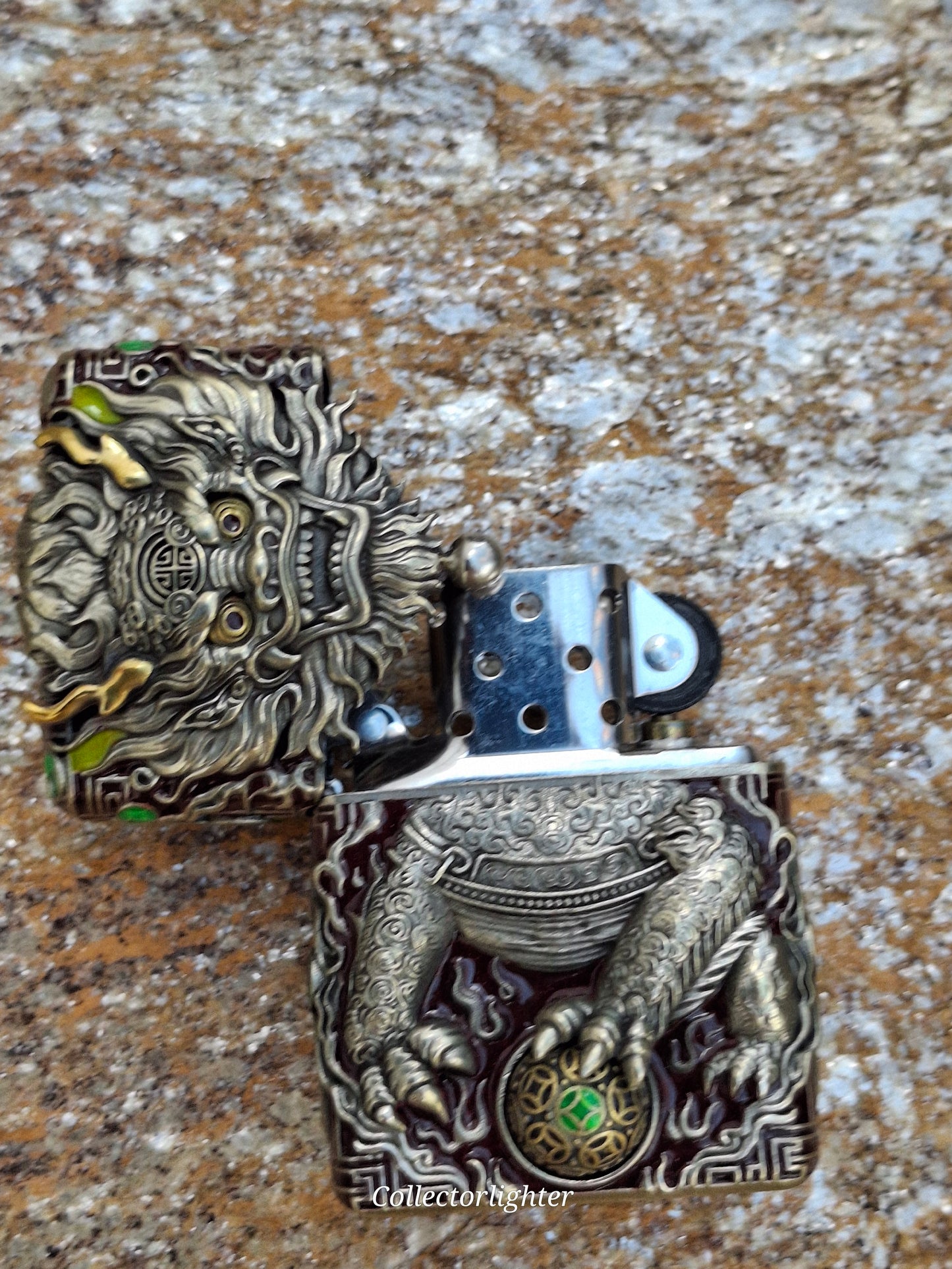 Zippo - Dragon with turning Ball - Asia Modell