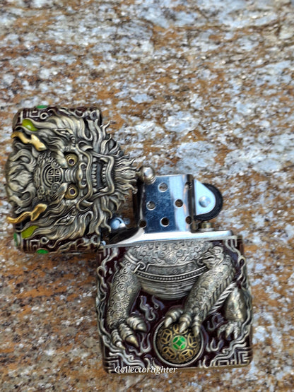 Zippo - Dragon with turning Ball - Asia Modell
