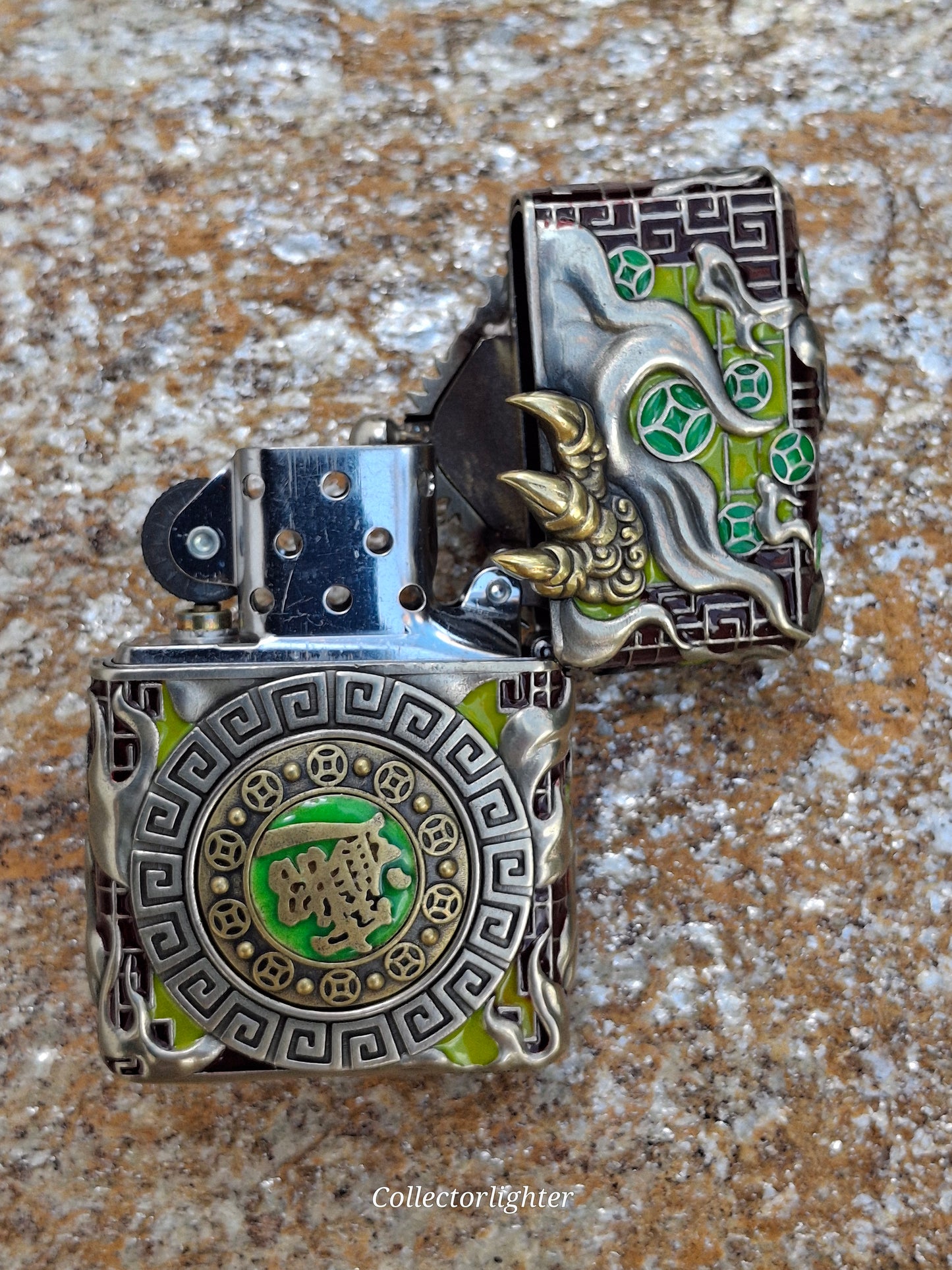 Zippo - Dragon with turning Ball - Asia Modell