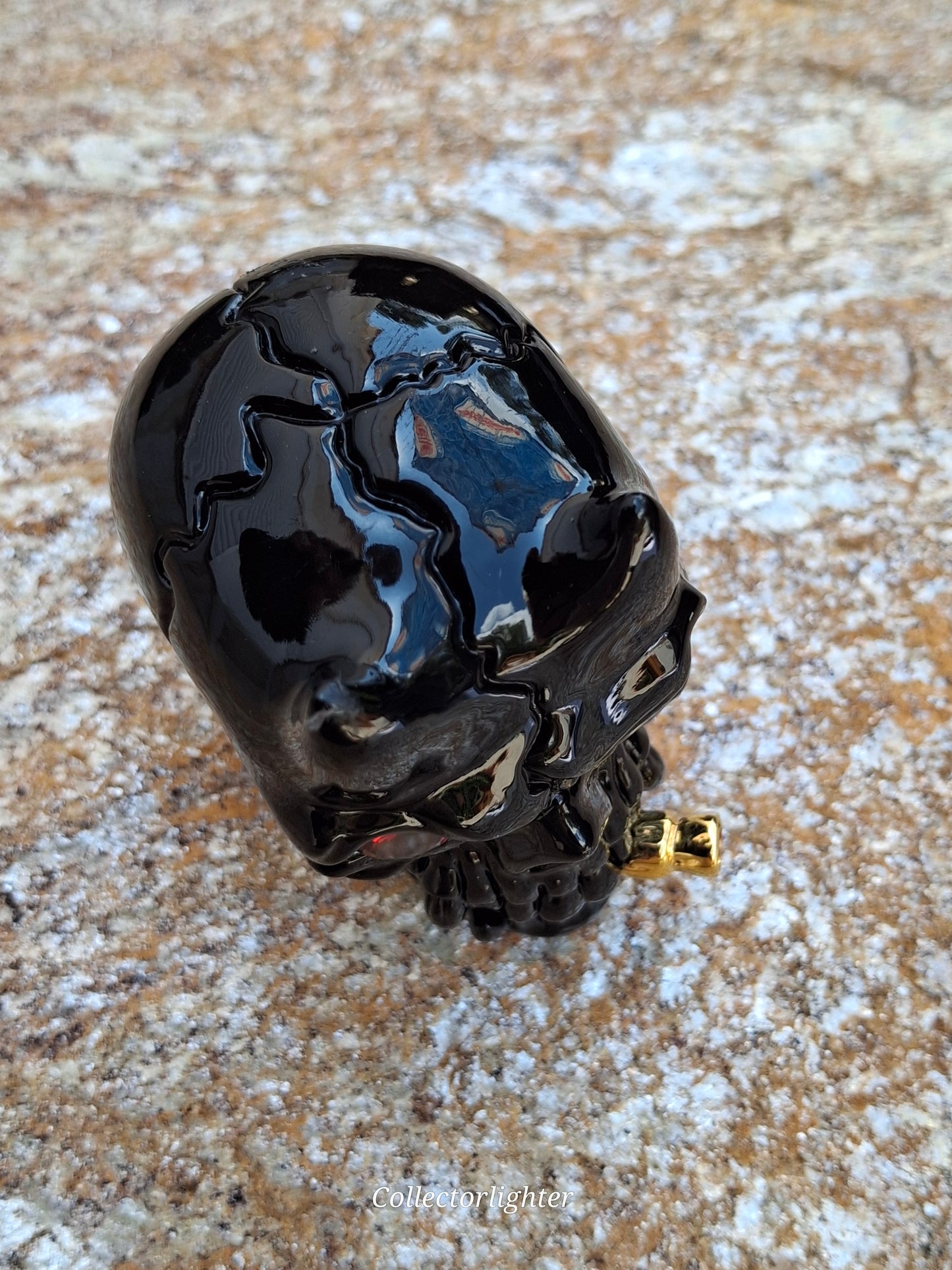 Zippo - Smoking Black Ghost Skull - Asia Modell
