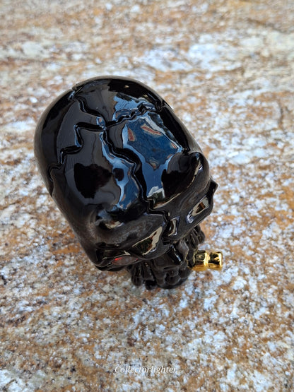 Zippo - Smoking Black Ghost Skull - Asia Modell