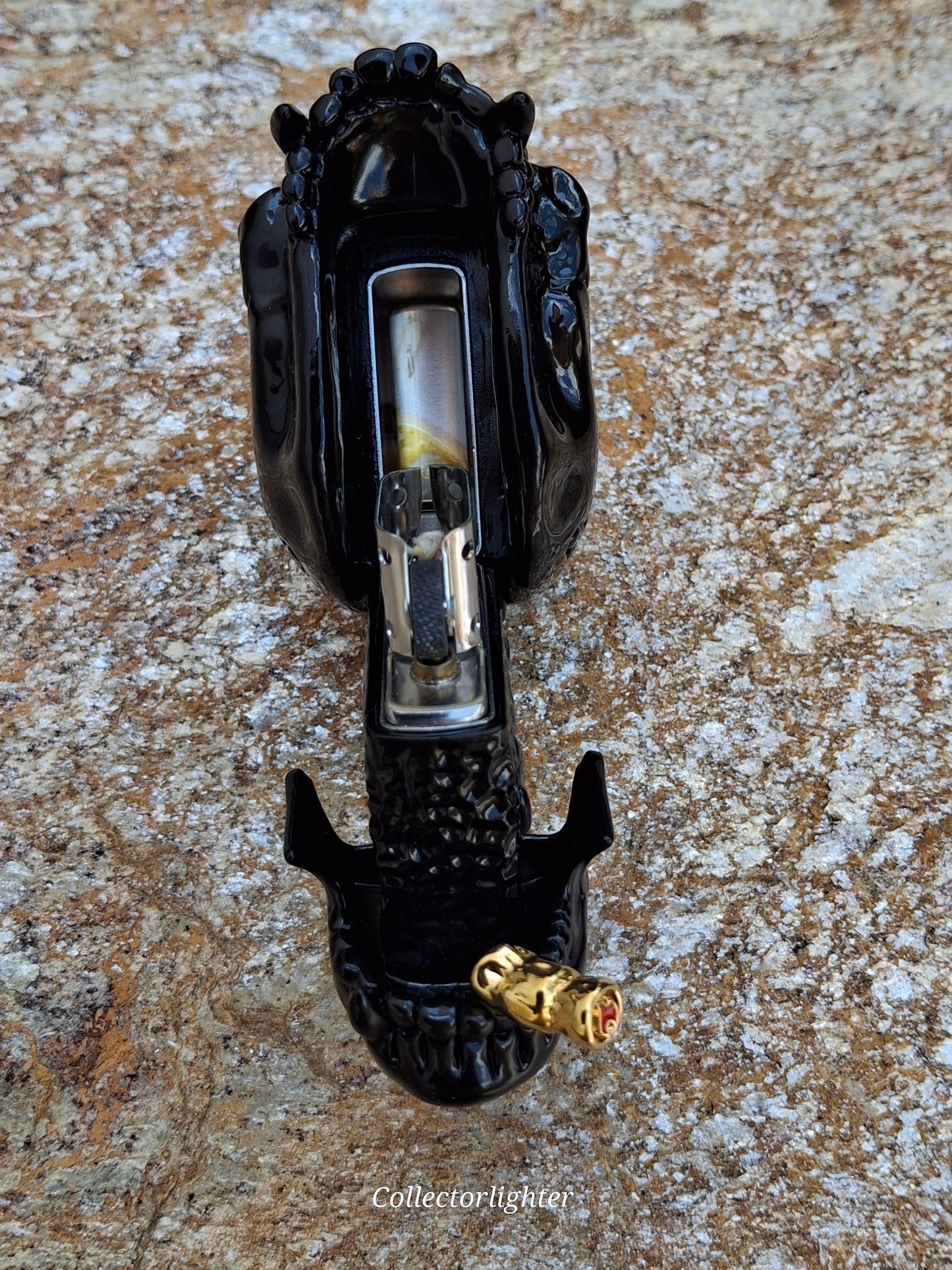 Zippo - Smoking Black Ghost Skull - Asia Modell