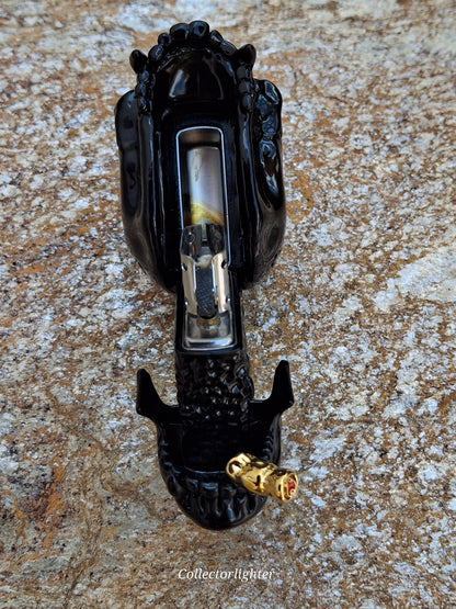 Zippo - Smoking Black Ghost Skull - Asia Modell