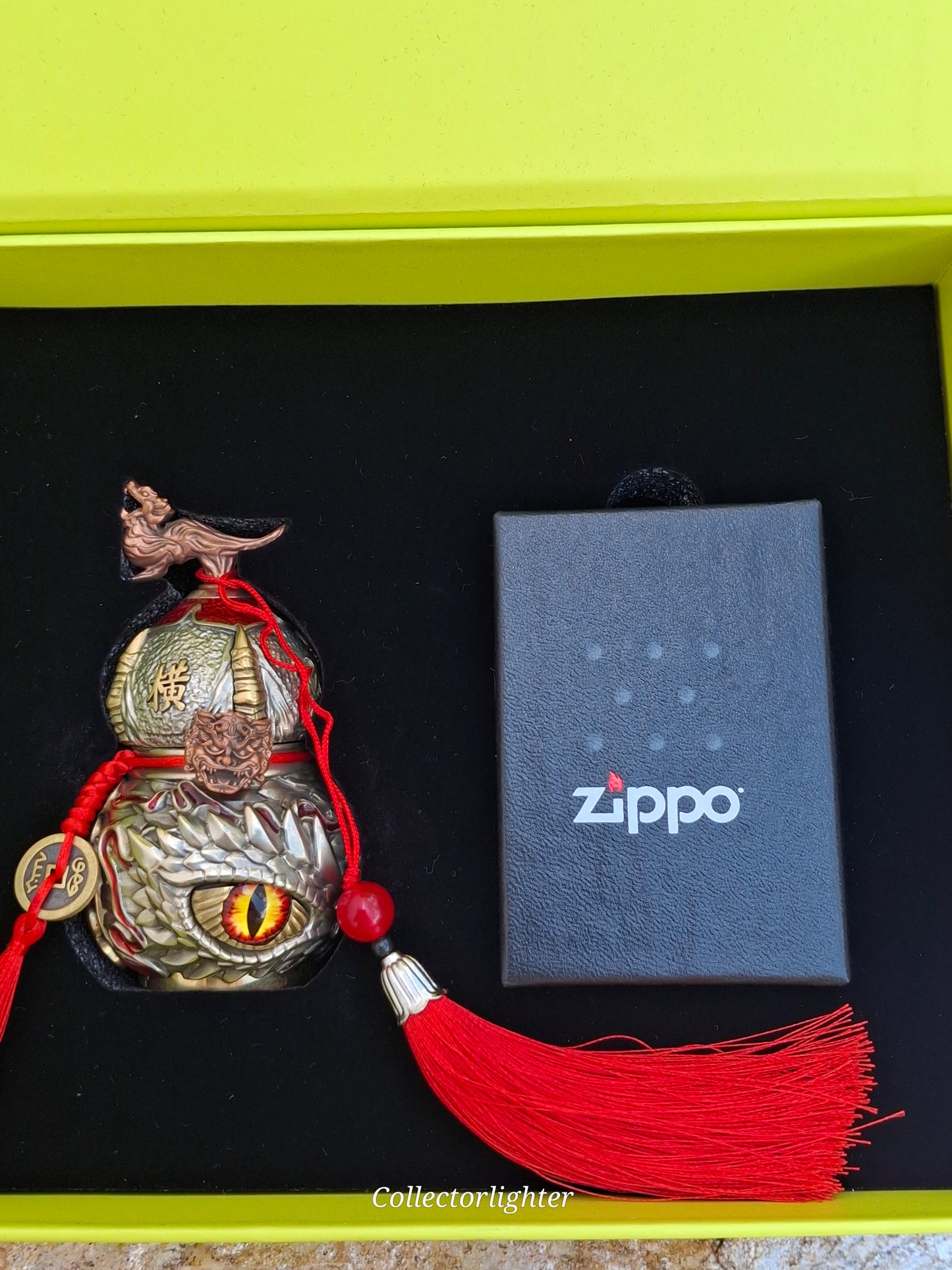 Zippo - Mystical Beast Eyes - Slim Line - Asia Modell