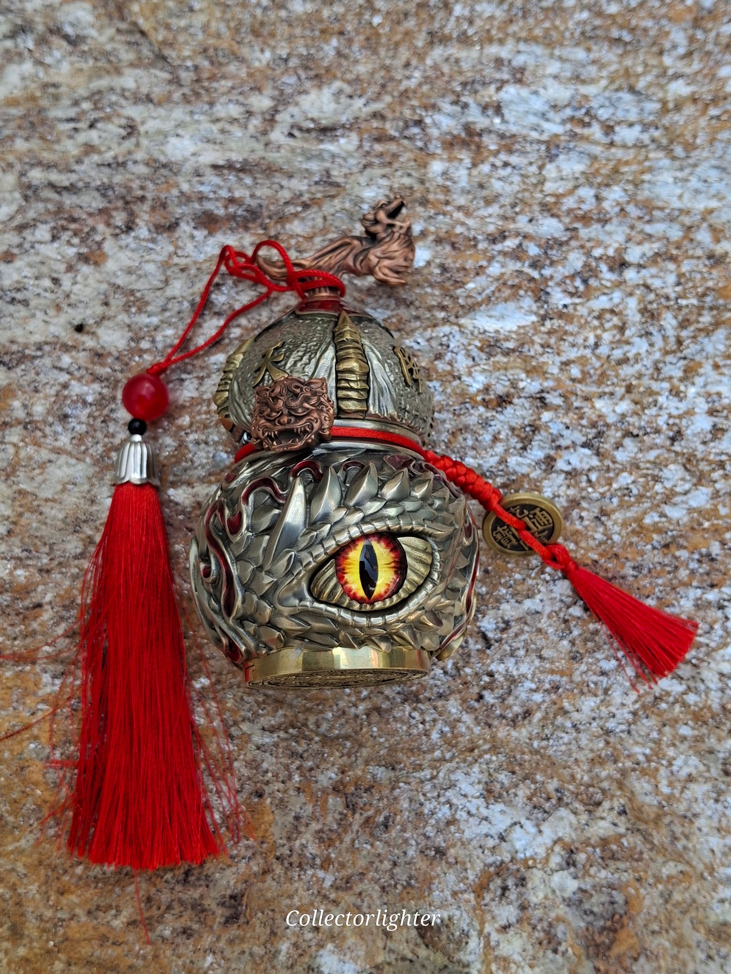Zippo - Mystical Beast Eyes - Slim Line - Asia Modell