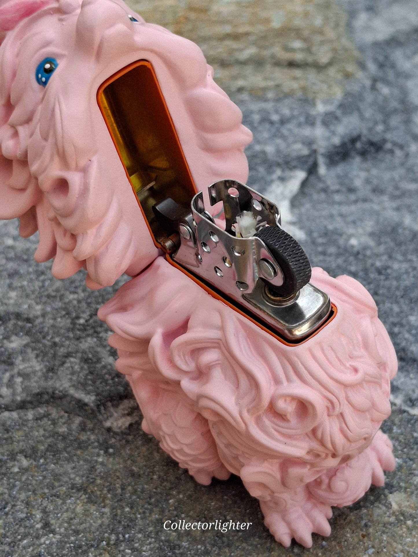 Zippo - Mythical Beast Qilin Pink - Slim Line - Asia Modell