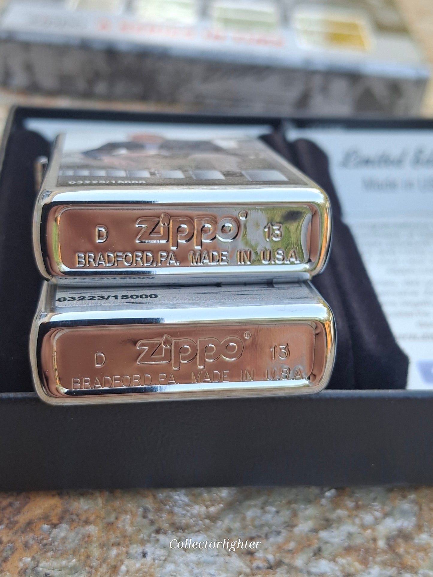 Zippo - A Series In Time Limited Set of 2 3454/15000