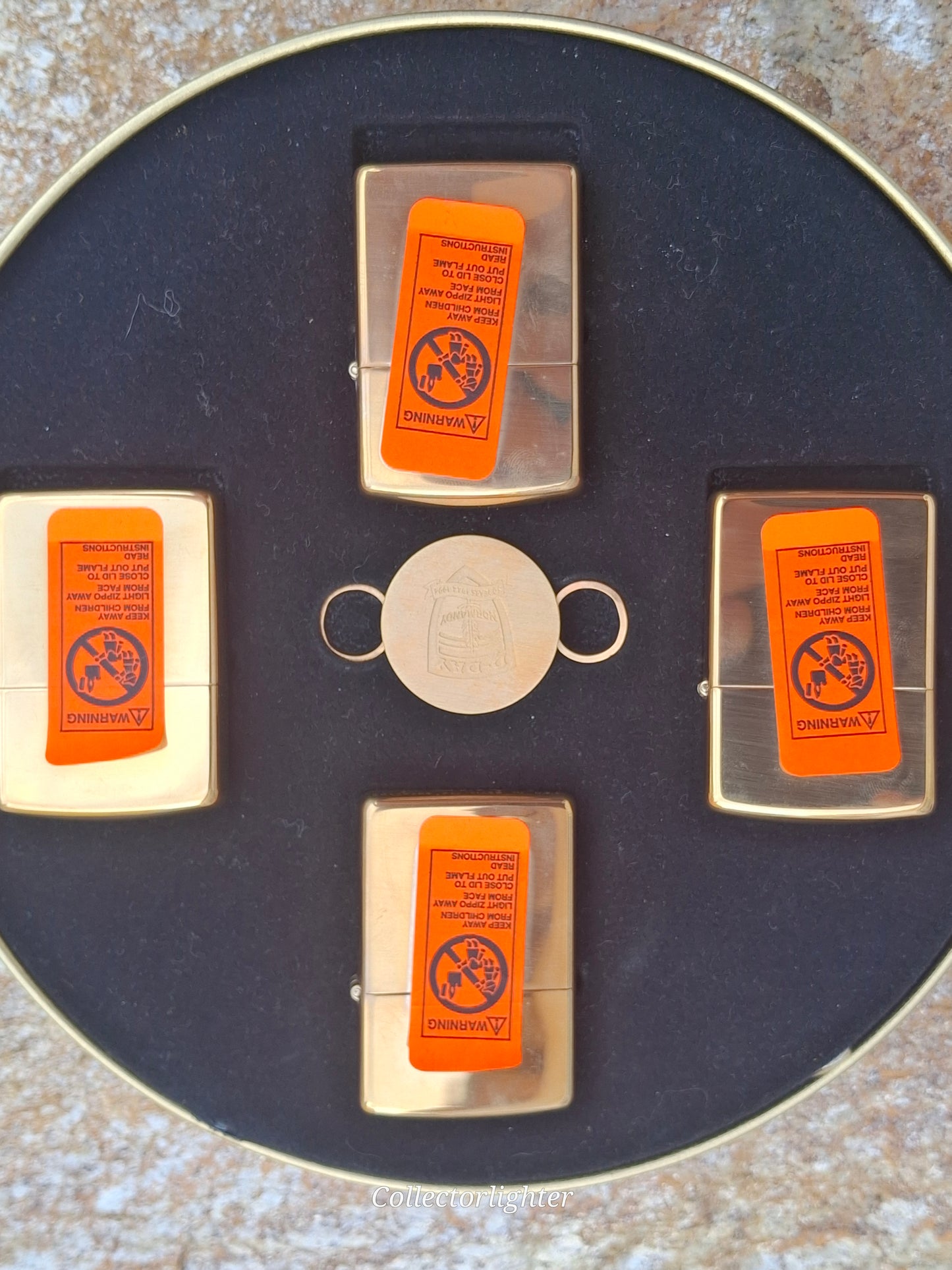 Zippo - D-Day Normandy 50 Years Set of 4 Allied Heroes