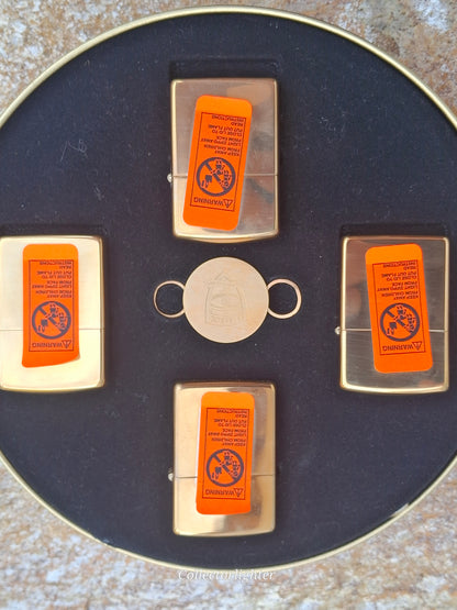 Zippo - D-Day Normandy 50 Years Set of 4 Allied Heroes
