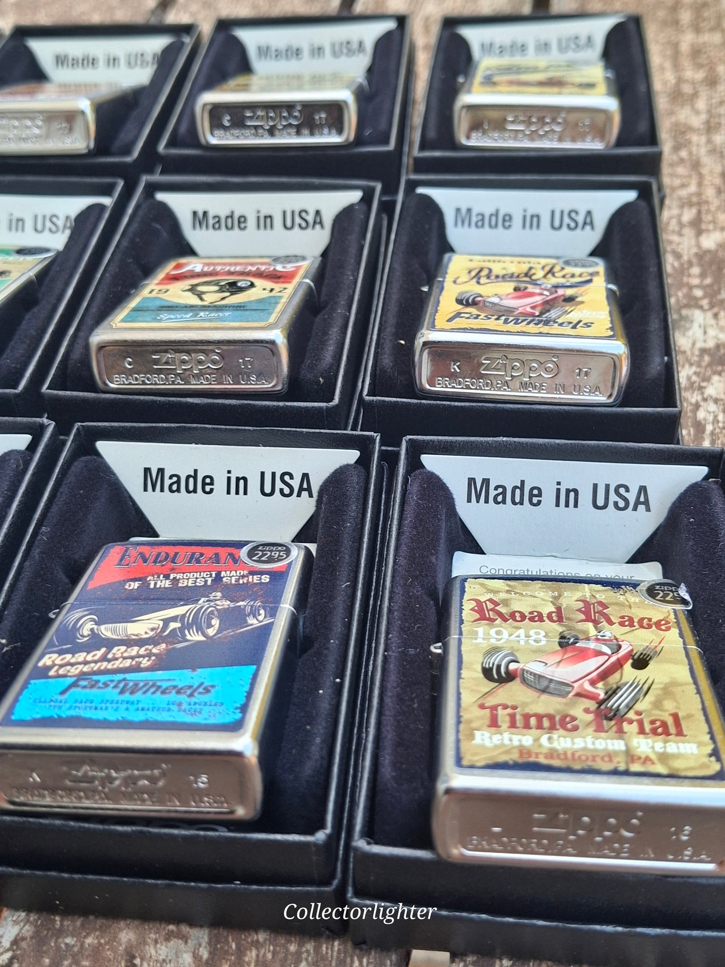 Zippo - Vintage Retro Car Set - 12er Set - USA