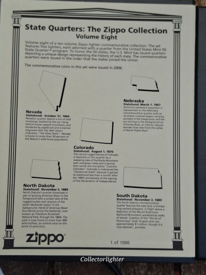 Zippo - State Quarters Set Vol. 8 2006 1/1000