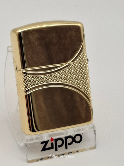 Zippo - Fleur-De-Lis Design 360° Multi Cut Engrave - Armor Case 60005210