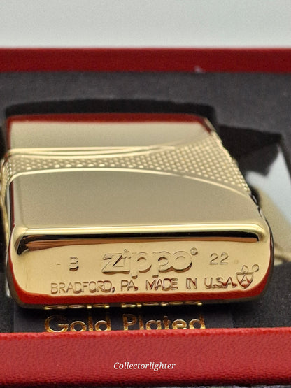 Zippo - Fleur-De-Lis Design 360° Multi Cut Engrave - Armor Case 60005210