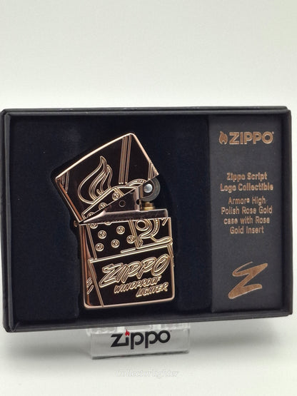Zippo - Zippo Script Limited Edition Deep Carve Engrave - Armor Case 60006832
