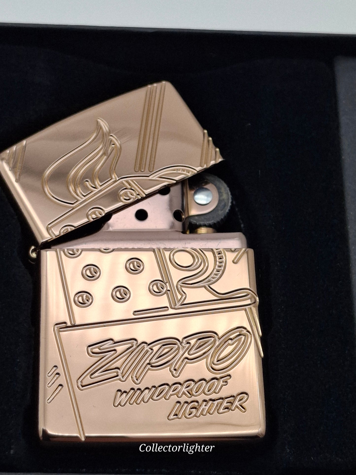 Zippo - Zippo Script Limited Edition Deep Carve Engrave - Armor Case 60006832