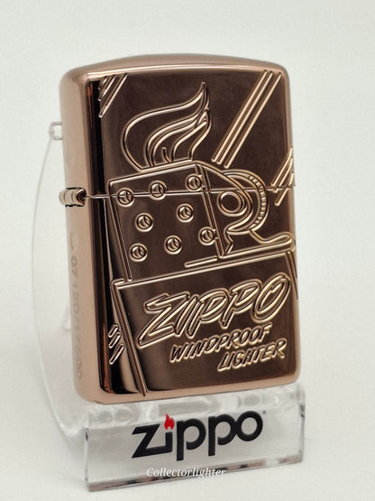 Zippo - Zippo Script Limited Edition Deep Carve Engrave - Armor Case 60006832