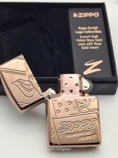 Zippo - Zippo Script Limited Edition Deep Carve Engrave - Armor Case 60006832