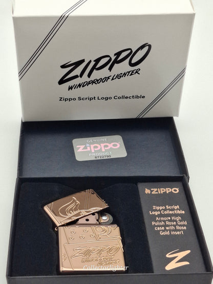 Zippo - Zippo Script Limited Edition Deep Carve Engrave - Armor Case 60006832