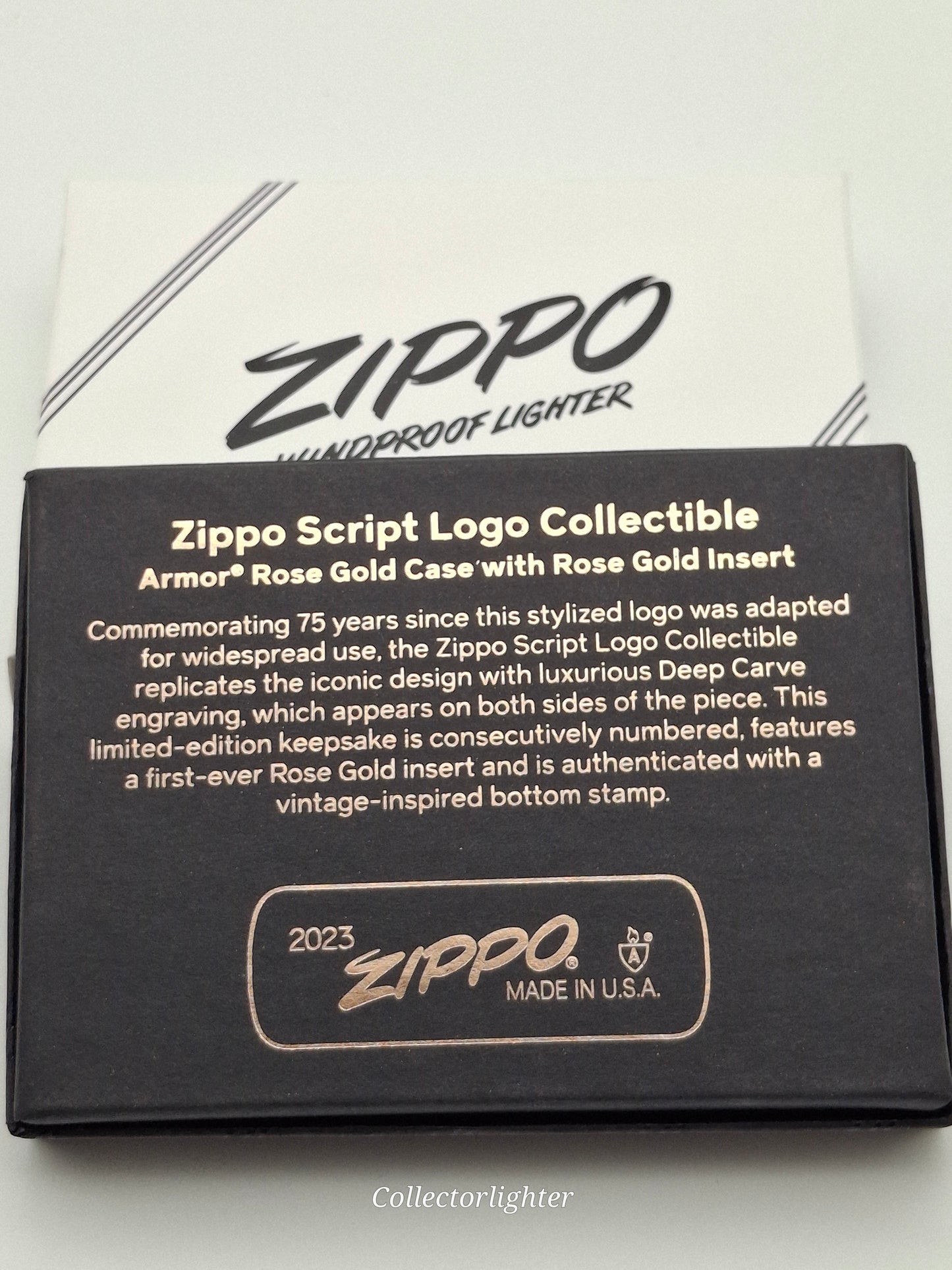 Zippo - Zippo Script Limited Edition Deep Carve Engrave - Armor Case 60006832