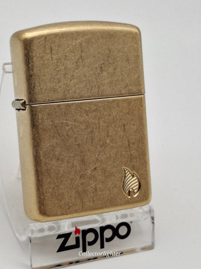 Zippo - Tumbled Brass Flame Armor Case 60007337