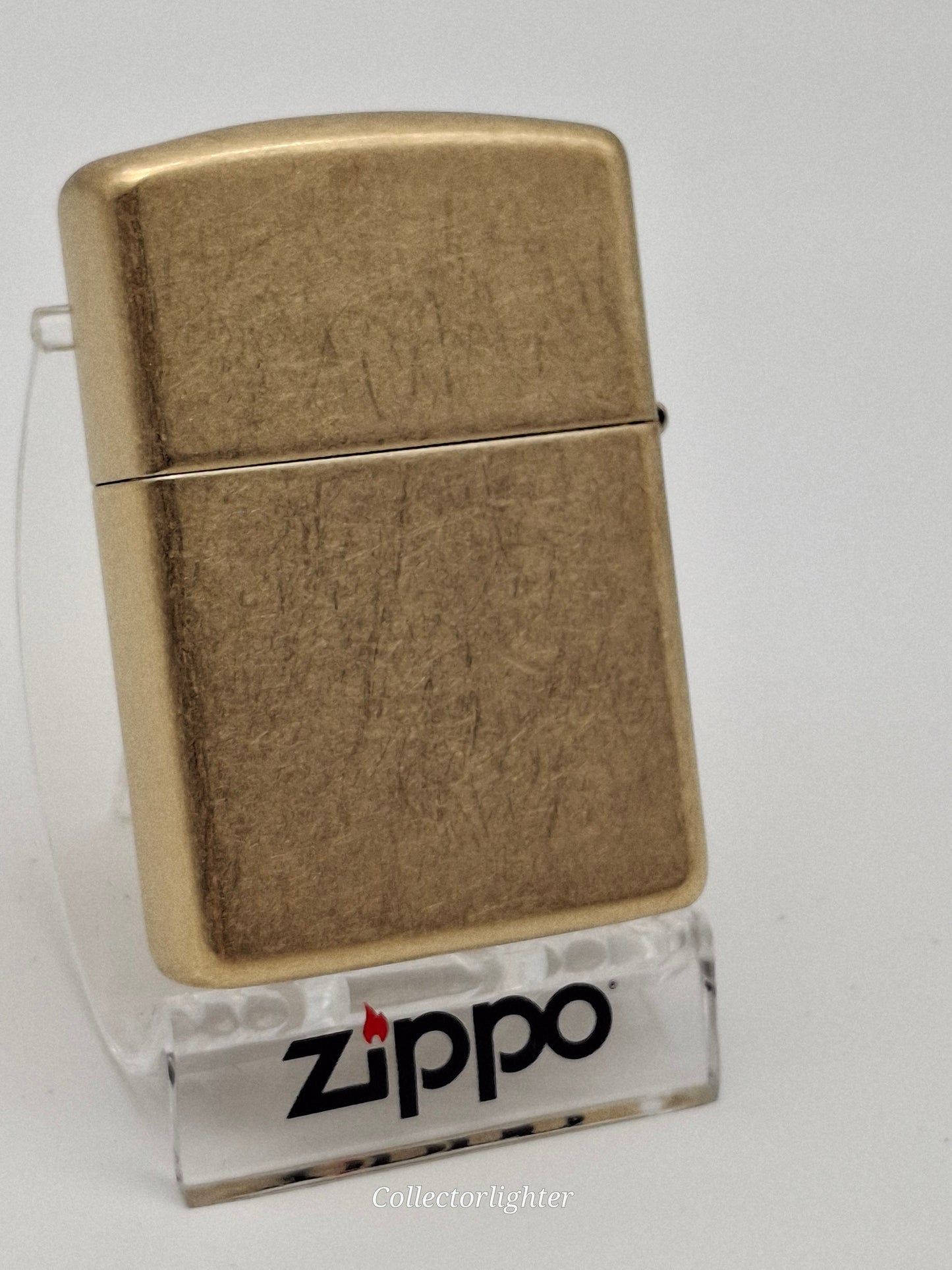 Zippo - Tumbled Brass Flame Armor Case 60007337