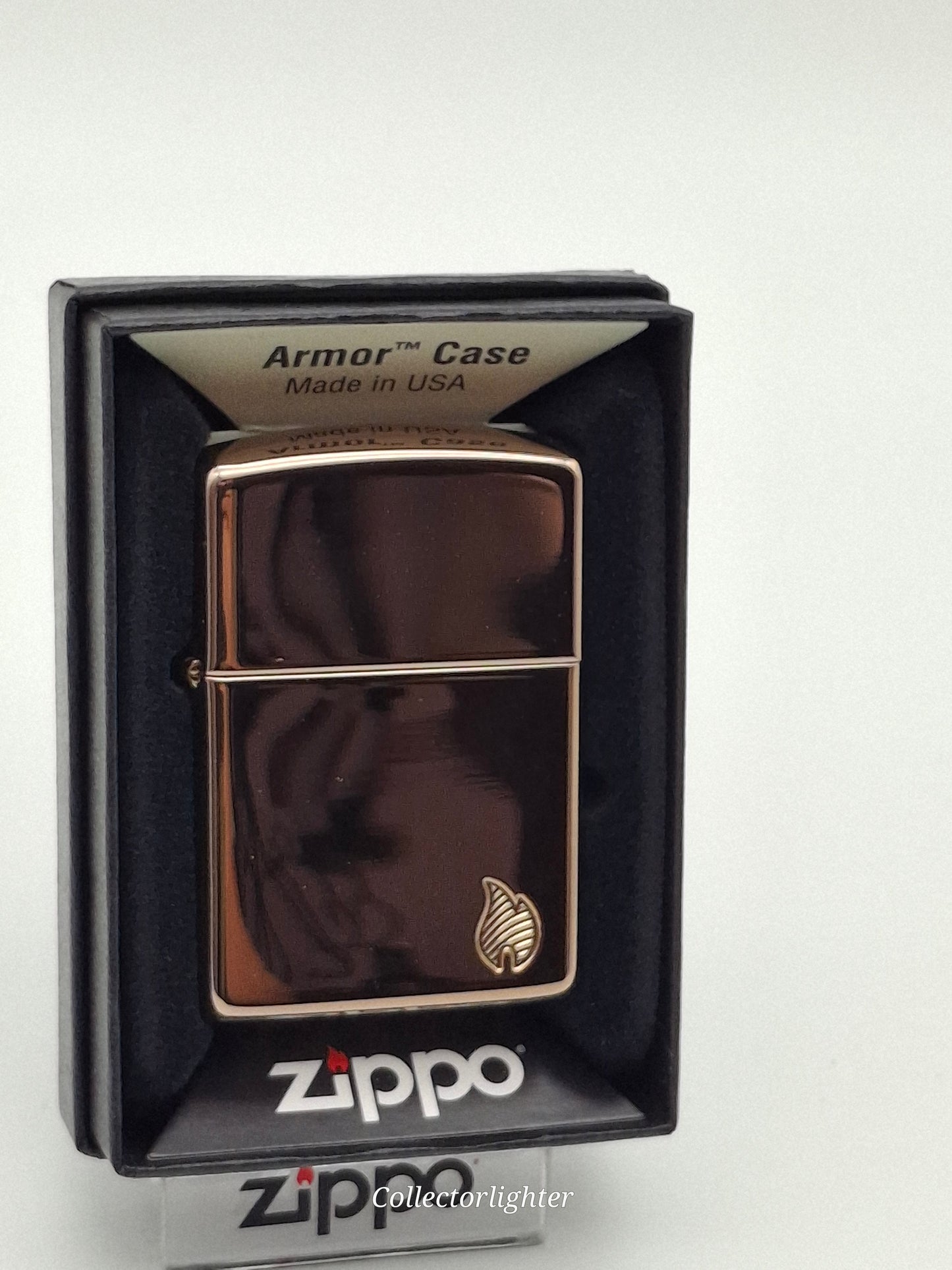 Zippo - Rose Gold Flame Armor Case 60007340