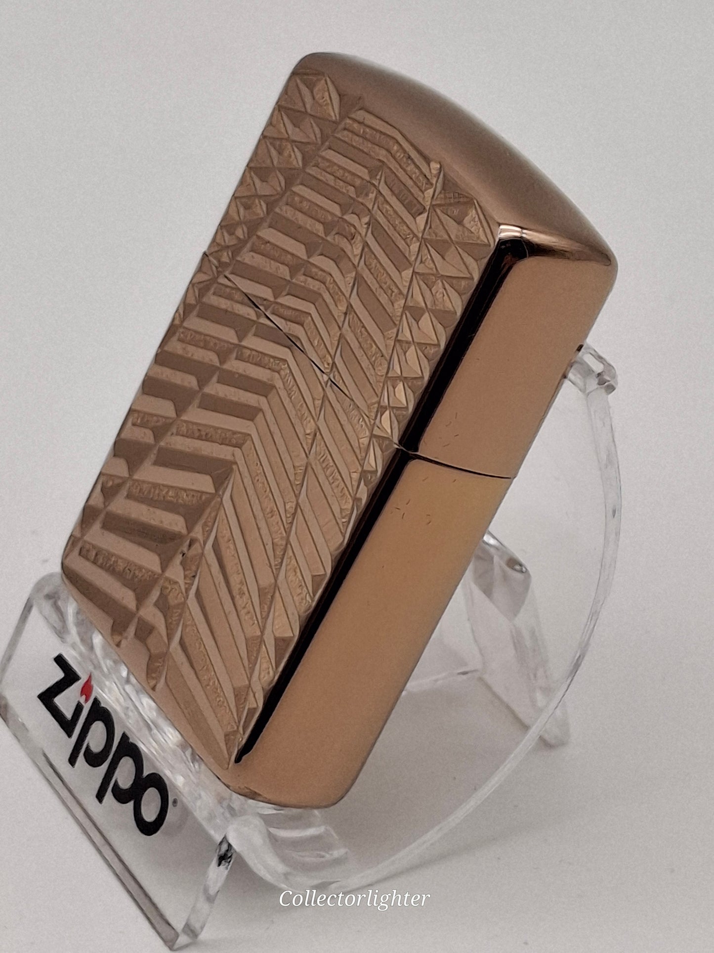 Zippo - Geometric Pattern Rose Gold Armor Case 60006897