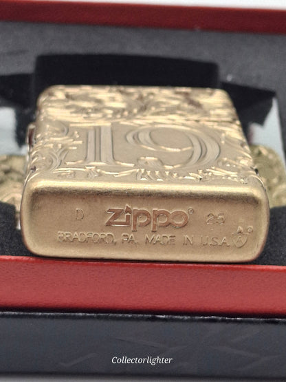 Zippo 1932 Filigree 60007526, Bodenstempel D 25 mit Made in USA und Armor-Symbol