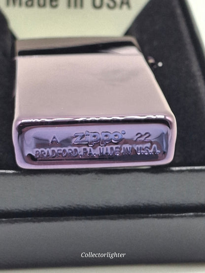 Zippo Abyss Slim Line 60001259, Bodenstempel A 22 mit Zippo-Logo und Made in USA