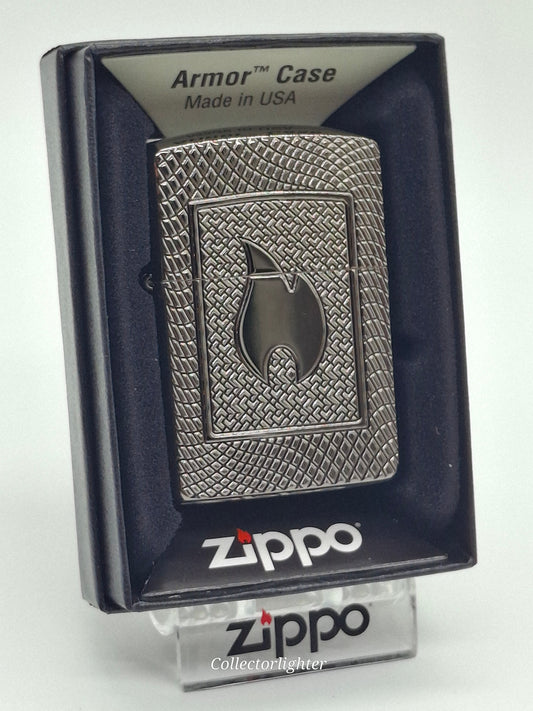 Zippo Benzinfeuerzeug Zippo - Pattern Design Flame Armor Case 60006596 60006596 Zippo - Pattern Design Flame Armor Case 60006596