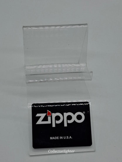 Zippo Single Vehicle Display 2000458, leerer transparenter Präsentationsständer mit Zippo-Logo