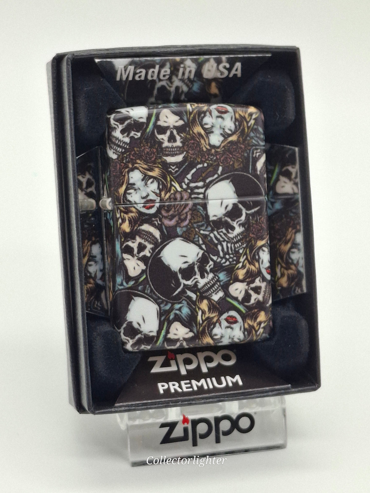 Zippo Benzinfeuerzeug Zippo - Gothic Skull Design 540° 60007057 60007057 Zippo - Gothic Skull Design 540° 60007057